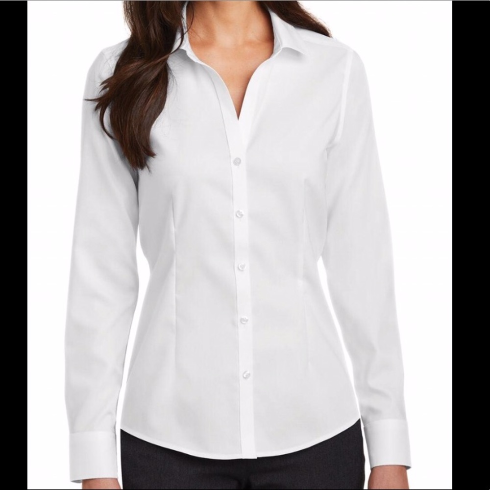 Red House Ladies Pinpoint Oxford Non-Iron Shirt